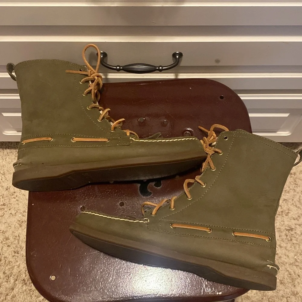 Sperry Top-Sider green boots. Women’s Size 10 - Picture 7 of 16